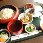 お食事処 ほうろく亭 - ほうろく索麺セット￥1,100