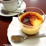 大分香りの博物館 カフェ サ・サンボン - 焼きプリン