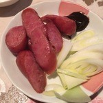 台北　餃子専門店 - 腸詰580円