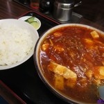 中華処タカノ - マーボメン(ライス小)
