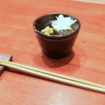 手打ち蕎麦 やの志ん - 蕎麦汁/薬味セット