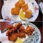 日本料理 三平 - チーズフライ￥570/鶏唐揚げ￥520