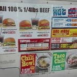 ジョニーズ バーガー - 2016年5月のメニュー