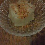 信濃月 - 箸休め　白菜の浅漬け（コース内の1品）　キムチに近い味わい