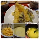 Sakanaya Asajirou - ＊「天ぷら」は海老2尾、茄子、カボチャなど。