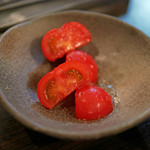 SATOブリアン - 箸休め、長崎産トマト