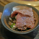 SATOブリアン - 鹿児島のサーロイン、ポン酢と大根おろしでさっぱりいただく