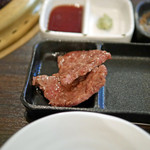 SATOブリアン - いちぼは、わさびかわさび醤油で