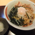 手打ち蕎麦・うどん 彩め - 半熟玉子ぶっかけうどん