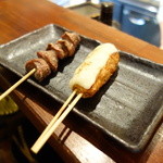 なかなか - 砂肝、チーズつくね