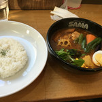 SAMA - チキン野菜カレー@1,200円