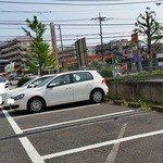 煮干しそば 虎空 - 駐車場の様子