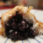 あさば - 穴子黒米ずし断面アップ