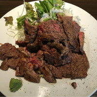 キャトルラパン - ステーキランチ ４００ｇ（わさびしょうゆ、塩胡椒）