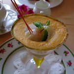 ラミ・デュ・ヴァン・エノ - デザート４　ガヴァイヨンメロンとプディング