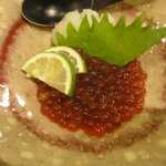 和風花紋 - 自家製いくら醤油付け