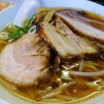 平和園 - 名古屋の味　ラーメン定食（特製チャーシューメン）