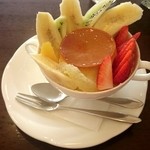 cafe　琥珀 - やっぱり写真だとデカさが伝わり辛い？