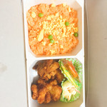 駅弁屋 踊 グランスタ東京 - チキン弁当中身