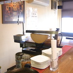 なかむら屋 - ラクレットチーズを専用のオーブンで焼いて･･･