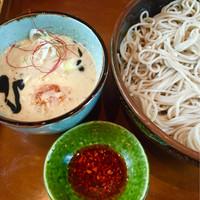 とんかつ & 焼鳥 An - 胡麻つけ汁と自家製マー油