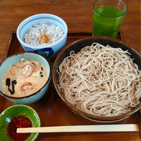 とんかつ & 焼鳥 An - 胡麻つけ蕎麦セット大盛