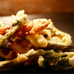 ファイ - コウイカと山菜のフリットミスト