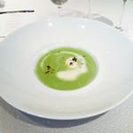 春豆のクリームスープ