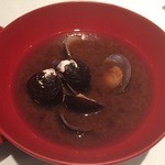 おにく 花柳 - 蜆赤出汁