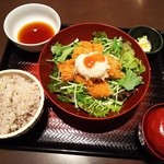 大戸屋 - 2016/4 梅おろしチキンかつ定食￥６９８～
