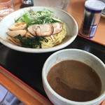 春き家 - つけ麺温スープ(魚介)850円