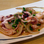 居酒屋だいだい - アカイカゲソ炒め