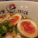 らーめん 鶏喰 - 紅孔雀の卵