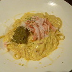 シロクマ食堂 - カニみそクリームスパゲティ  2016.5月