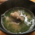 鮨松榮 - あら汁