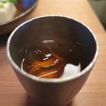 石葉 - 食前酒にびわ酒アップ