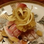 和庵 - 【夜フルコース】イサキのポン酢和え