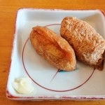そば屋 けん豆 - いなり寿司（2016/5/4）