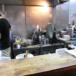 麺工房しろきや - 麺茹では、今流簡易テボ