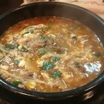 焼肉無印 - 牛すじクッパ