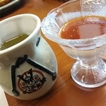 ばんどう太郎 - コースのデザートとお茶