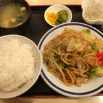 Otafukushokudou - 焼うどん定食！