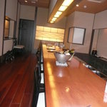 とても居心地の良いカウンター席です。