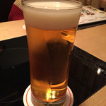 捨松 - 生ビールはエビス、630円。（外税）