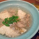 天麩羅家 食心 悠 - 白身魚の餡かけ