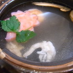 Unagi Fugu Kaiseki Hibino - 松茸土瓶蒸し。