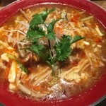 新潟 三宝亭 東京ラボ 中目黒店 - 酸辣湯麺(2016.3.1)