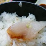 愛南 市場食堂 - スズキもご飯と一緒に。
