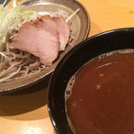 焼き鳥春 - 焼き鳥屋なのに、行列の出来るつけ麺屋の二八蕎麦。
