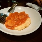 真 - エビと卵のチリソース1100円